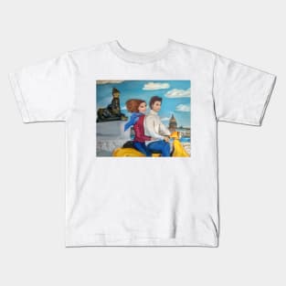 Saint-Petersburg, University Embankment Kids T-Shirt